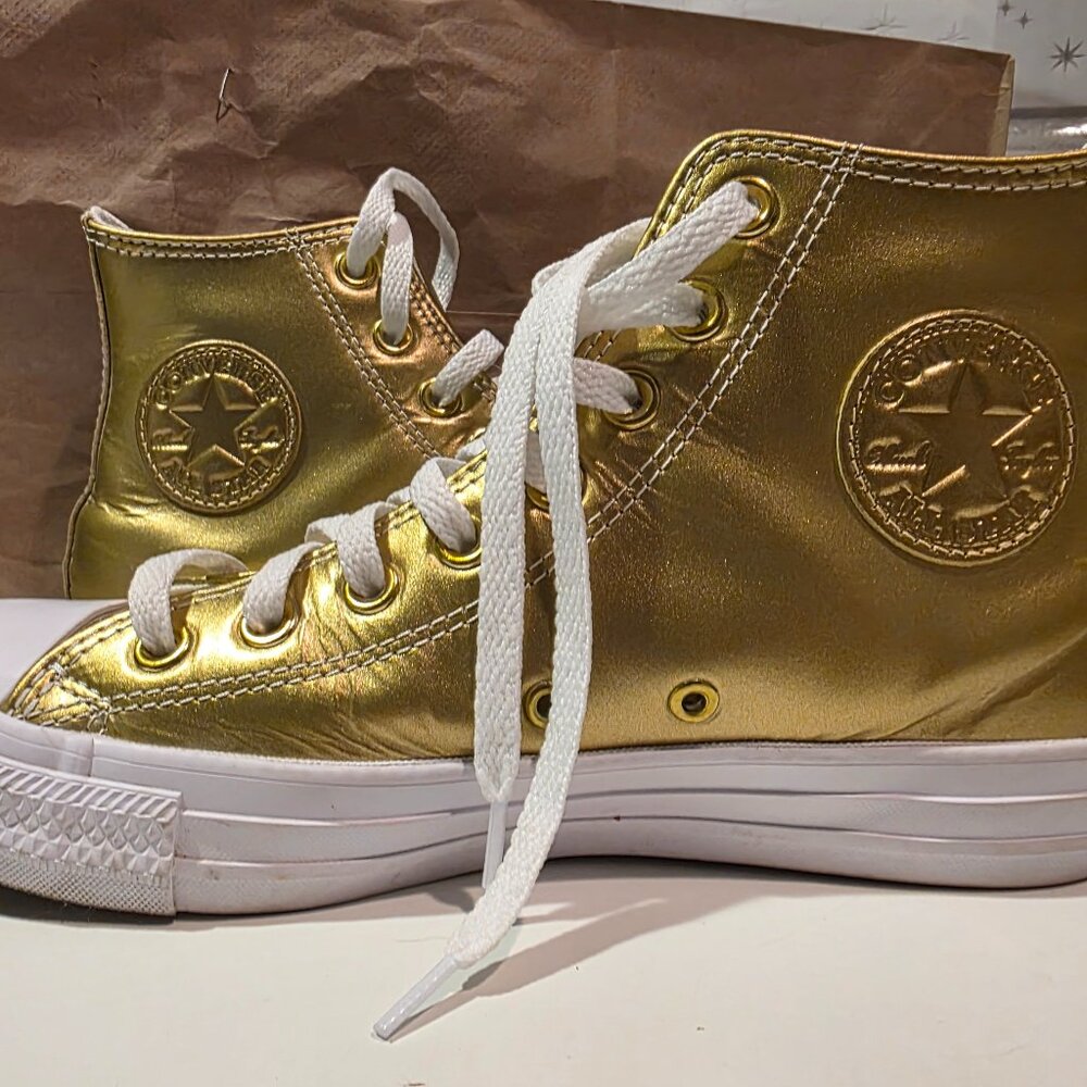 Converse Custom Chuck Taylor All Star Leather High Tops